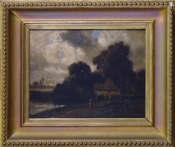 Paysage animé by Jules Dupré