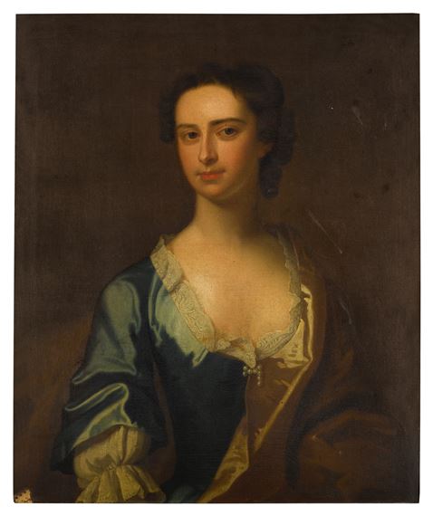 Portrait of Harriet Parry, Mrs Wadham Knatchbull (c. 1711-1794) by Enoch Seeman