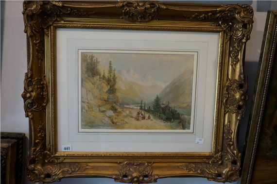 European Alps scene by Nicolas Chevalier