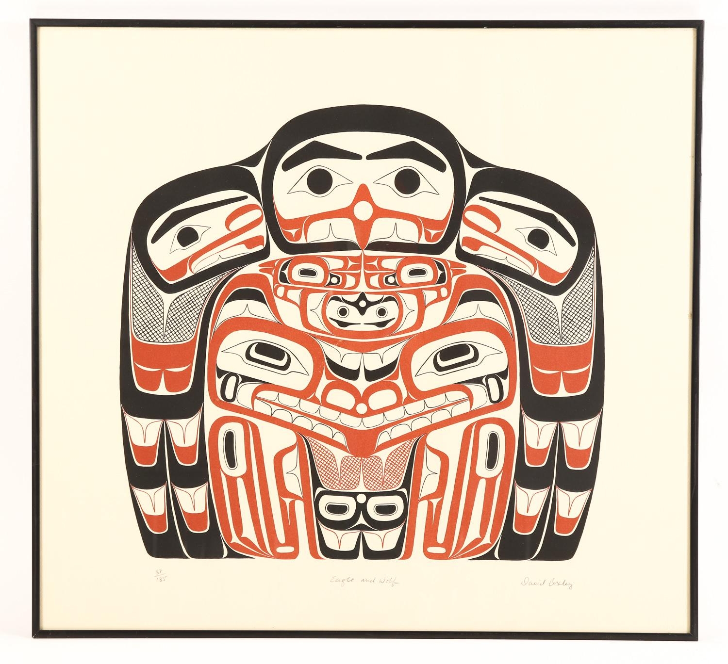 Traditional Native American Art Wolf