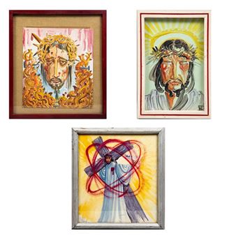 Divino rostro, Cristo cargando la cruz, Cristo - Ramón Valdiosera Berman