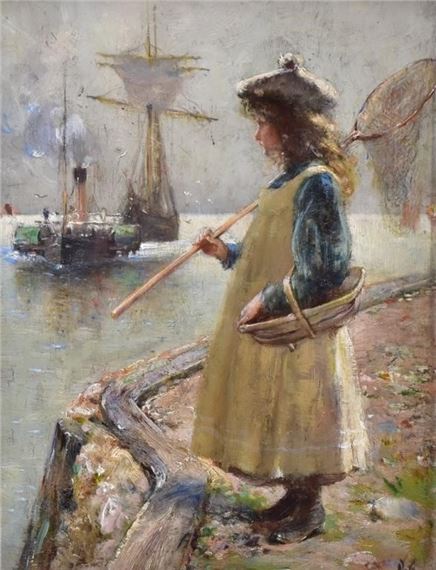 Davidson Knowles | Girl with a Net | MutualArt