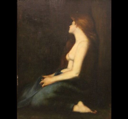 Femme agenouillée by Jean-Jacques Henner