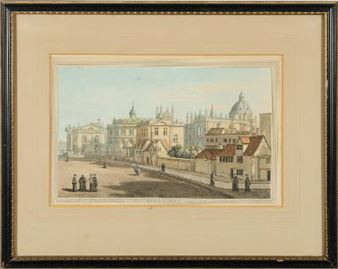 View of the High Street; with another of Broad Street; St Trinity. & another - J. Farington