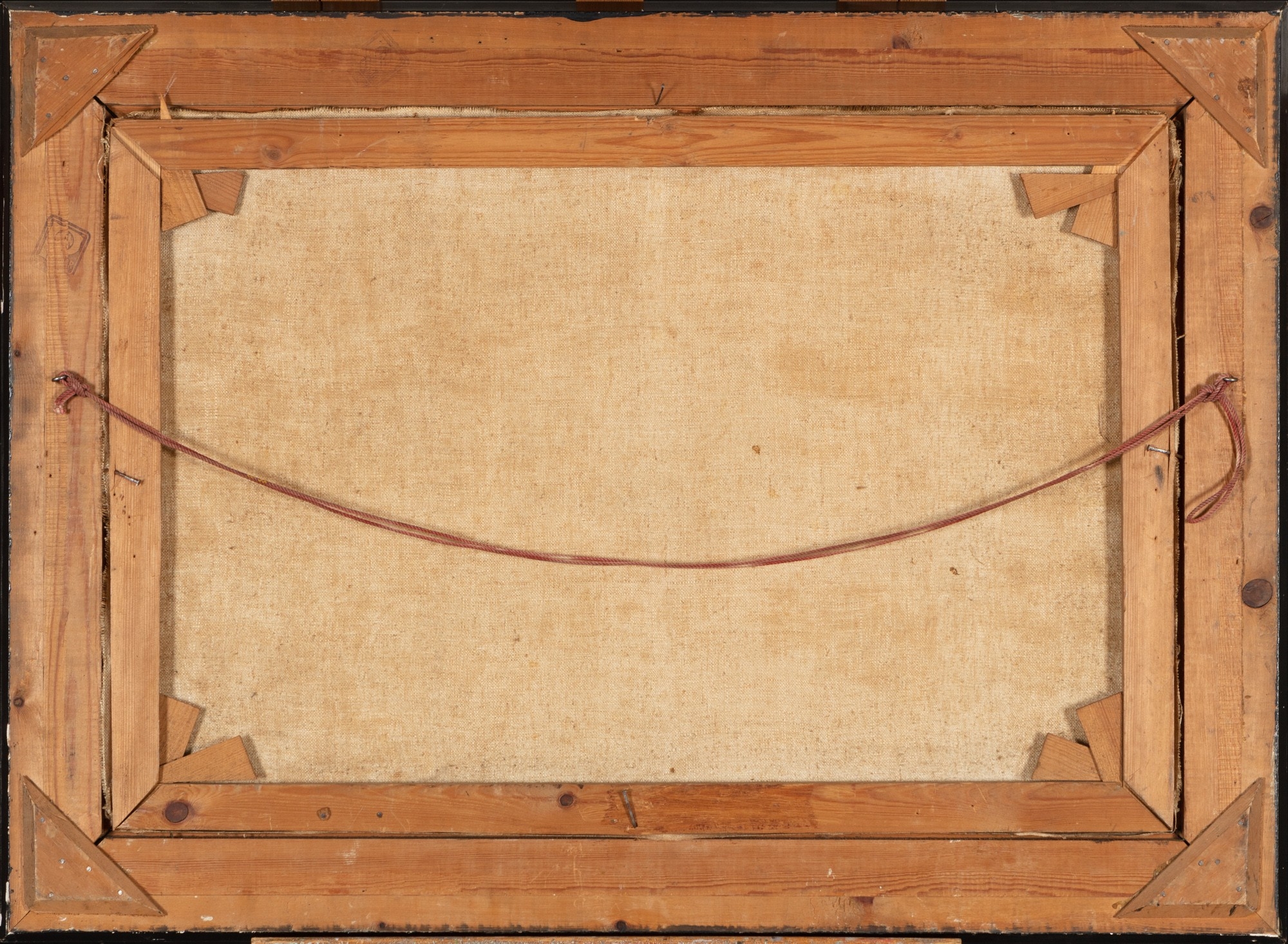 Artwork by Reinhard Arnesen, Fjord, Made of oil