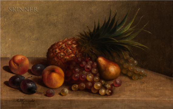 Still Life with Pineapple and Other Fruit by Arnoud Wydeveld