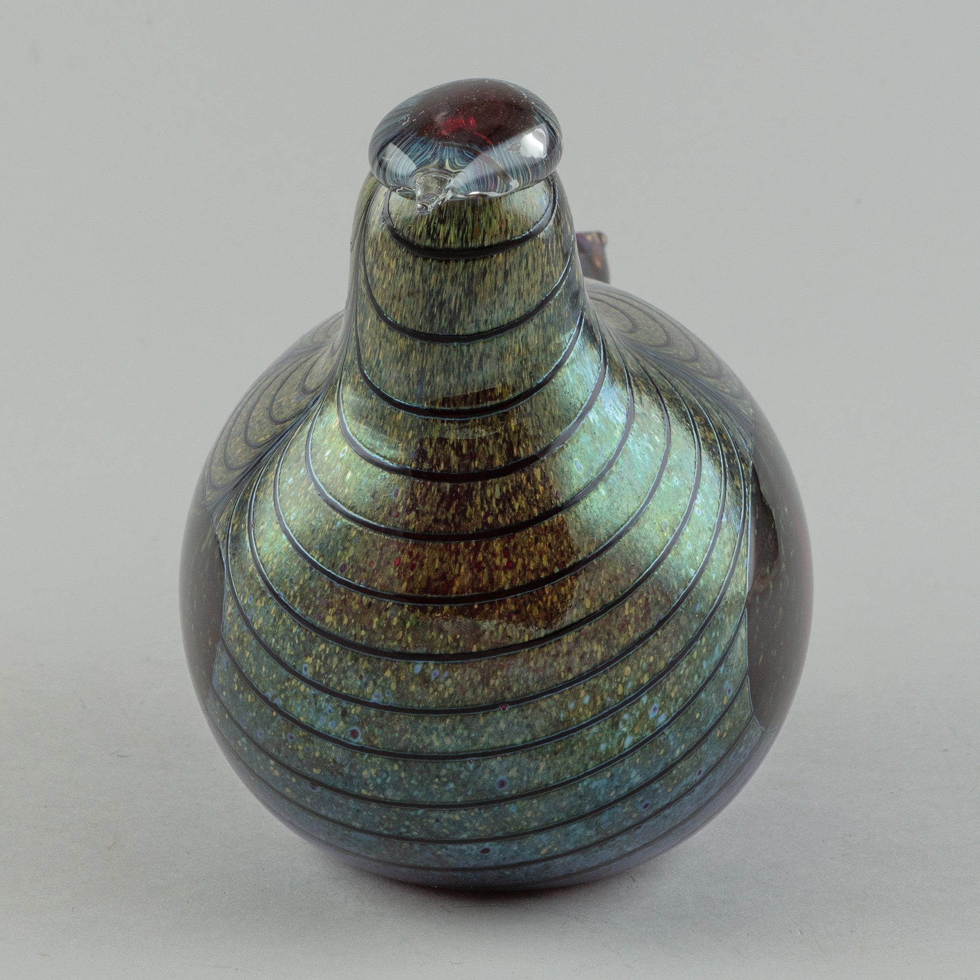 Artwork by Oiva Toikka, Pheasant, Made of polychrome glass