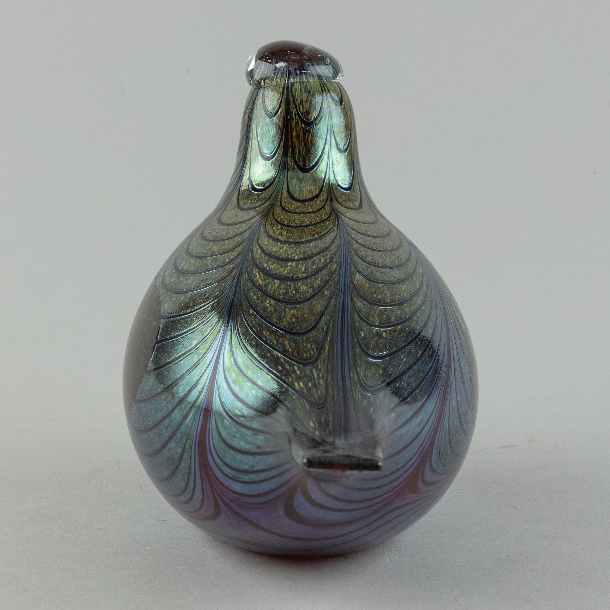 Artwork by Oiva Toikka, Pheasant, Made of polychrome glass