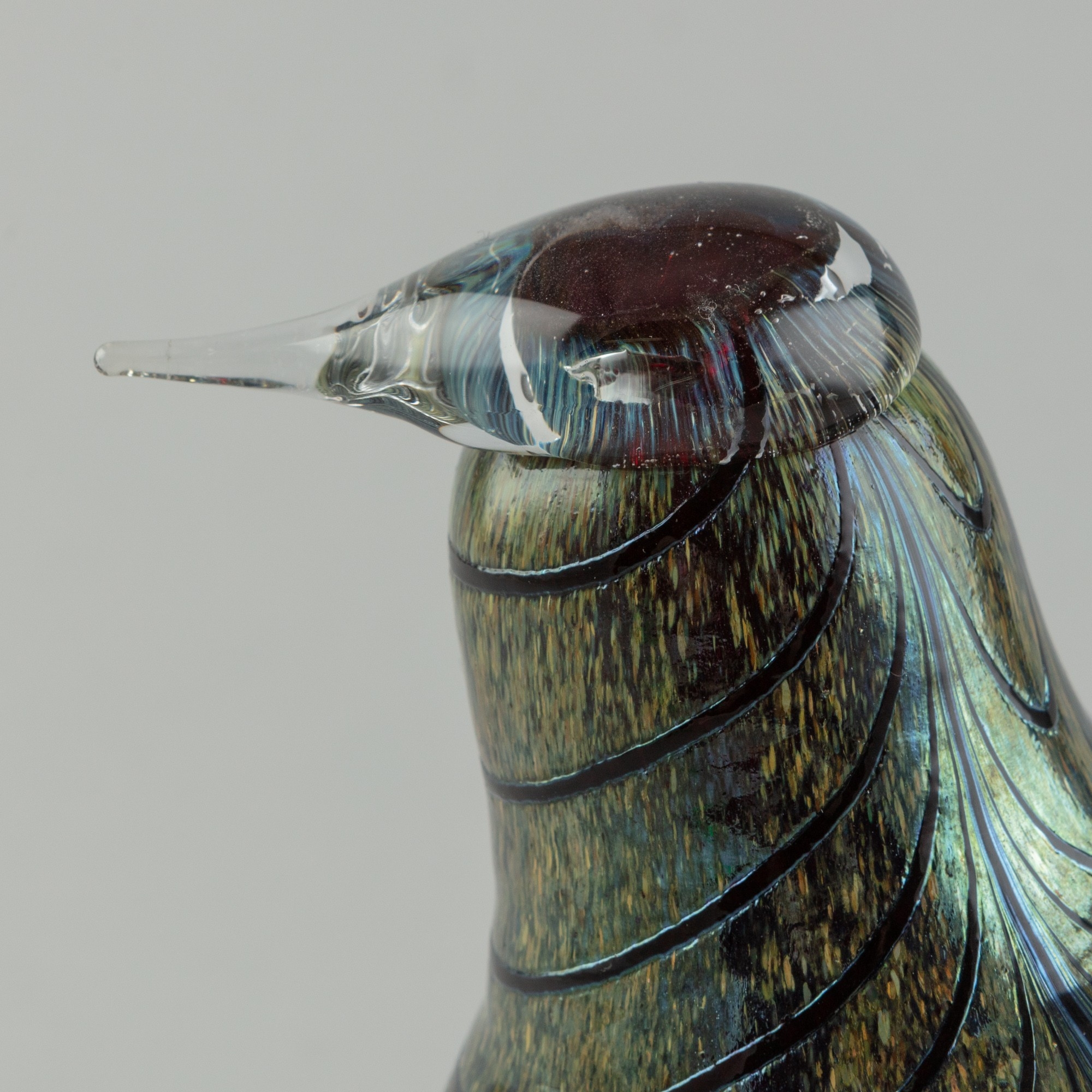 Artwork by Oiva Toikka, Pheasant, Made of polychrome glass