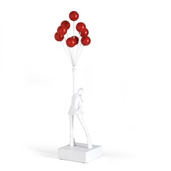 Banksy | Flying Balloons Girl (Red) (2019) | MutualArt