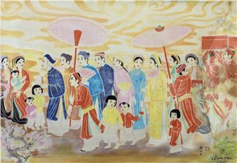 The procession - Le Van Binh
