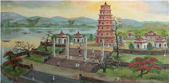 The pagoda of the Heavenly Lady in Hue. - Ho Thanh Duc