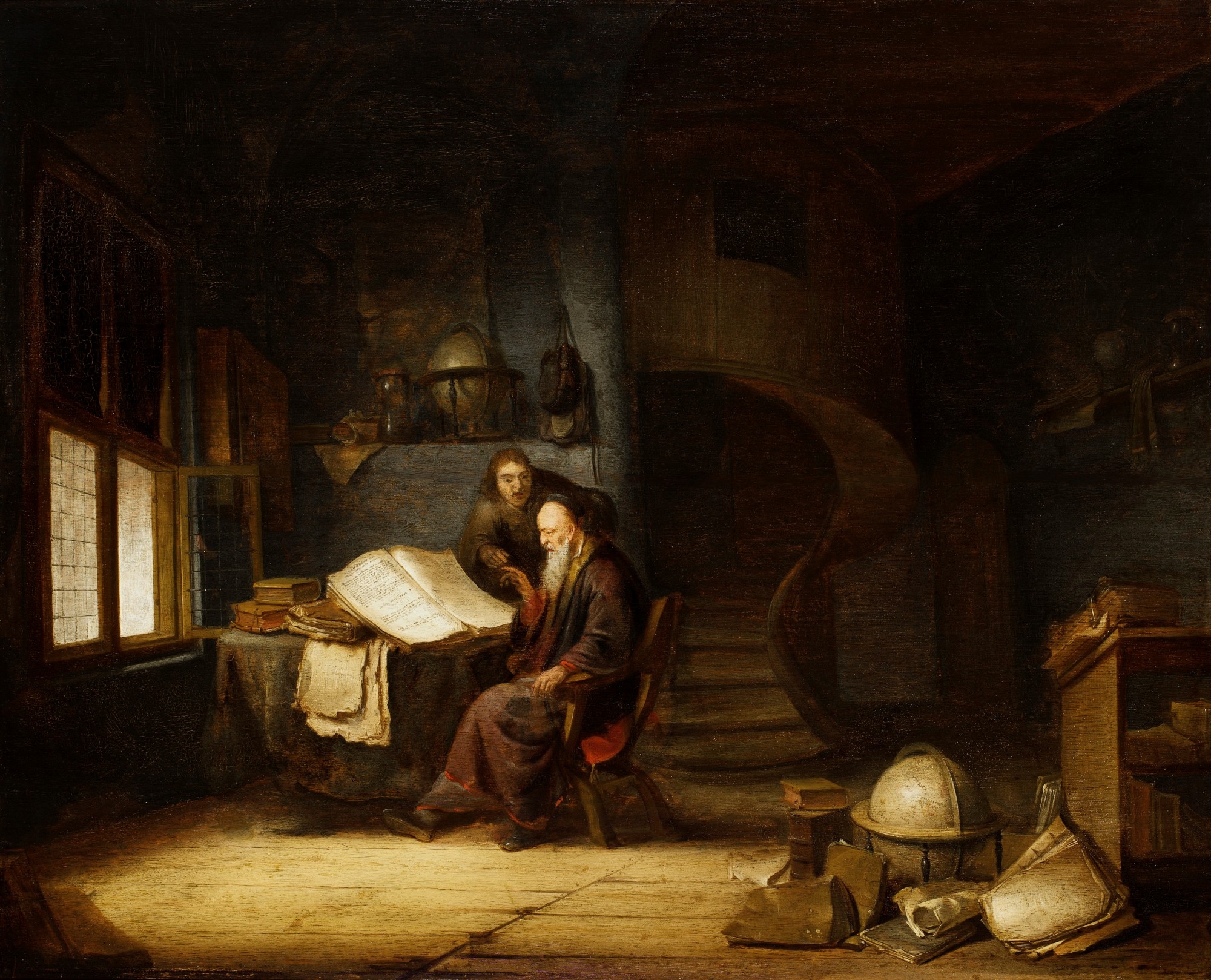 Jacob Van Spreeuwen | A scholar in his study | MutualArt