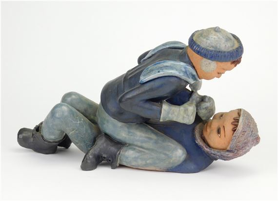 ''Friendly Scrap'' by Dorothy S. Harkins