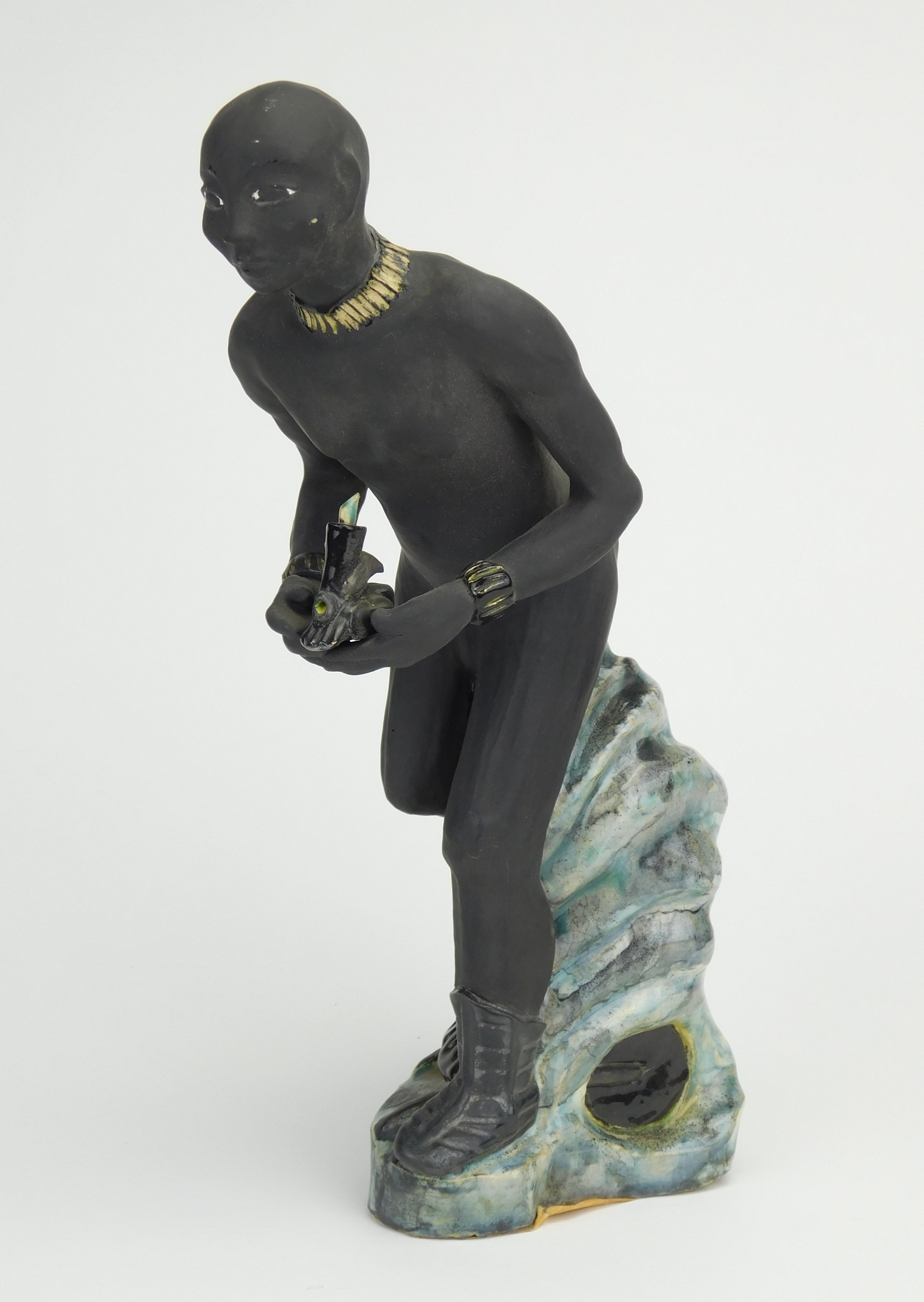 Artwork by Dorothy S. Harkins, ''Kinetic Power'', Made of ceramic sculpture