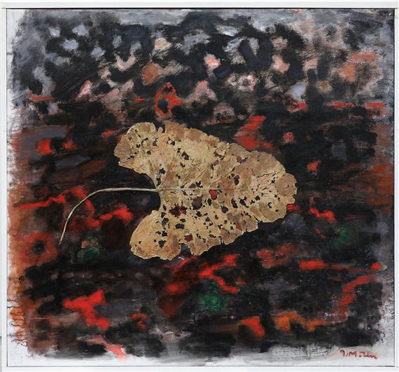 Blad i rött landskap/Höstblad