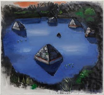 Kväll vid fjälltjärn - Ingegerd Möller Nygren