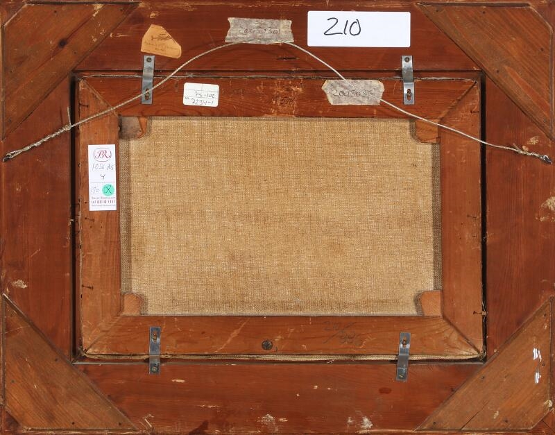 Artwork by Peder Mork Monsted, Winter landscape at Langseth near Lillehammer in Norway, Made of Oil on canvas