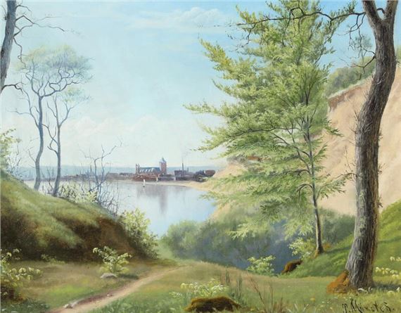 View of Aarhus Cathedral seen from Risskov