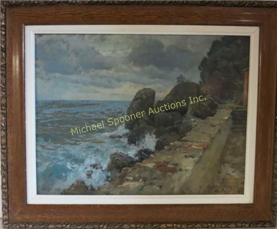 PARAGGI ISLAND by Gustav Schönleber, 1892