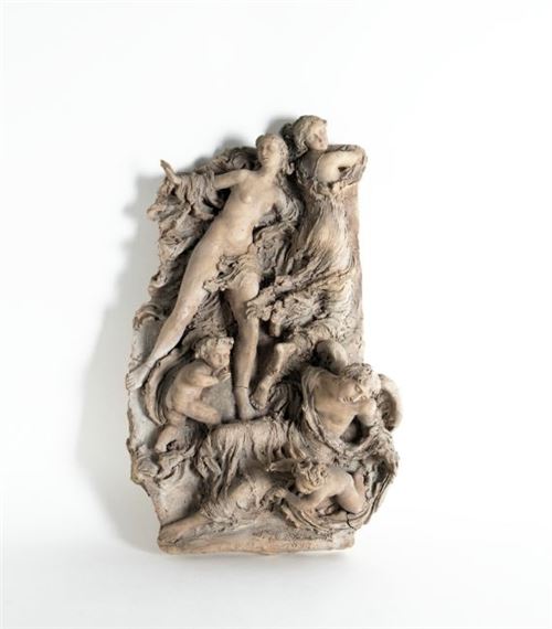 Composition with Nudes by Irmintrud Ferdin Rummel