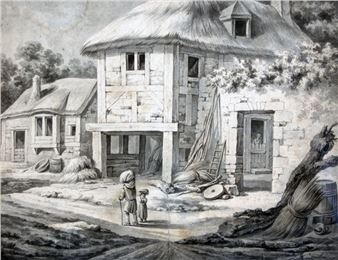 Homestead near Weimar - Ferdinand Jagemann