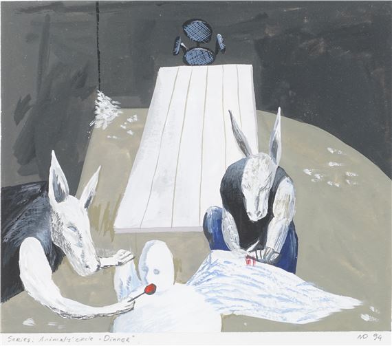 Animal circle: Dinner by Dmitri Merkoulov, 1994