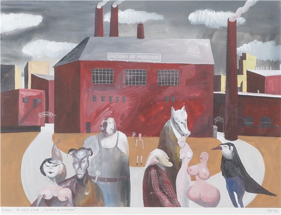 Factory of monsters by Dmitri Merkoulov, 1994