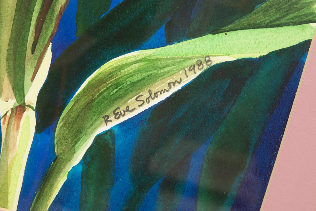 Artwork by R. Eve Solomon, ORCHID, Made of WATERCOLOR