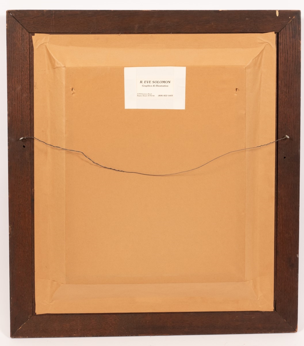 Artwork by R. Eve Solomon, ORCHID, Made of WATERCOLOR