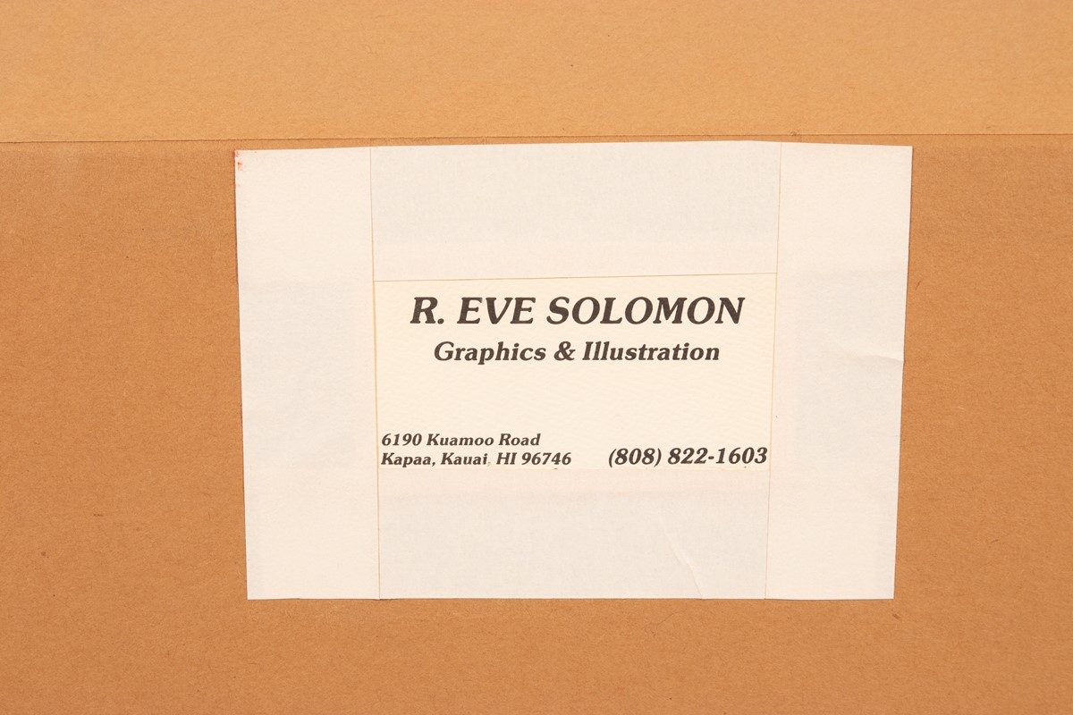 Artwork by R. Eve Solomon, ORCHID, Made of WATERCOLOR