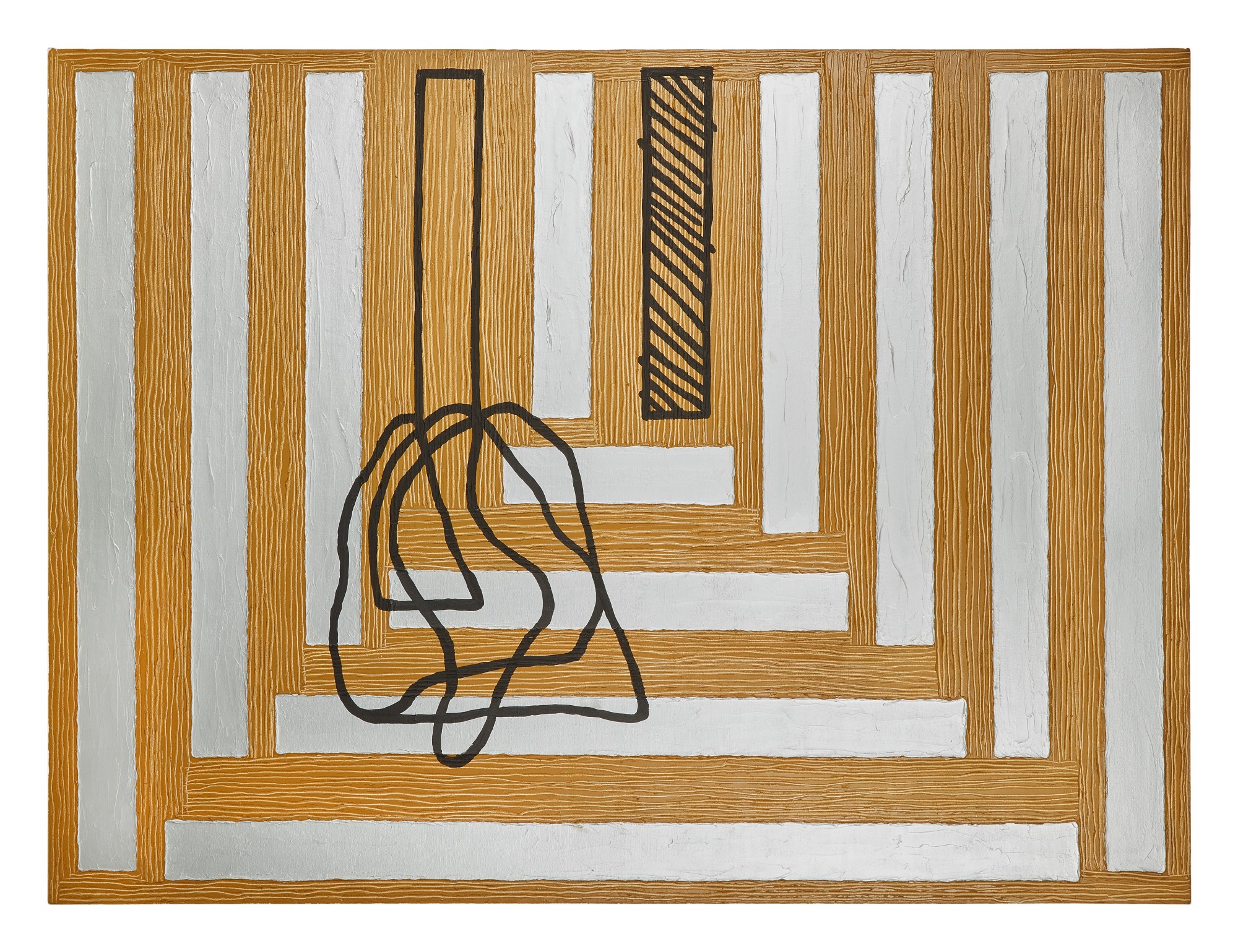 Artwork by Jonathan Lasker, Non Sequitur Psyche, Made of oil on canvas