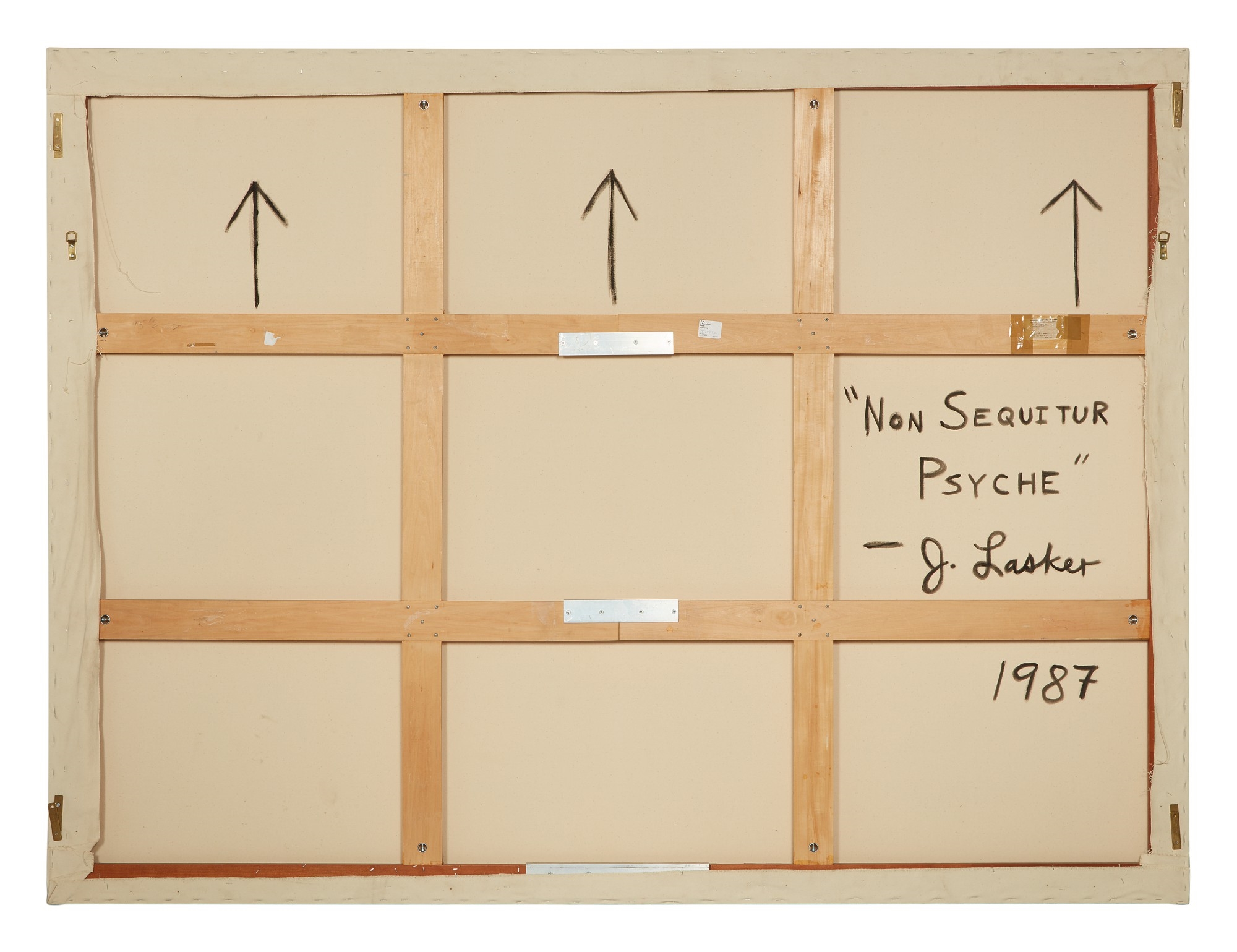 Artwork by Jonathan Lasker, Non Sequitur Psyche, Made of oil on canvas