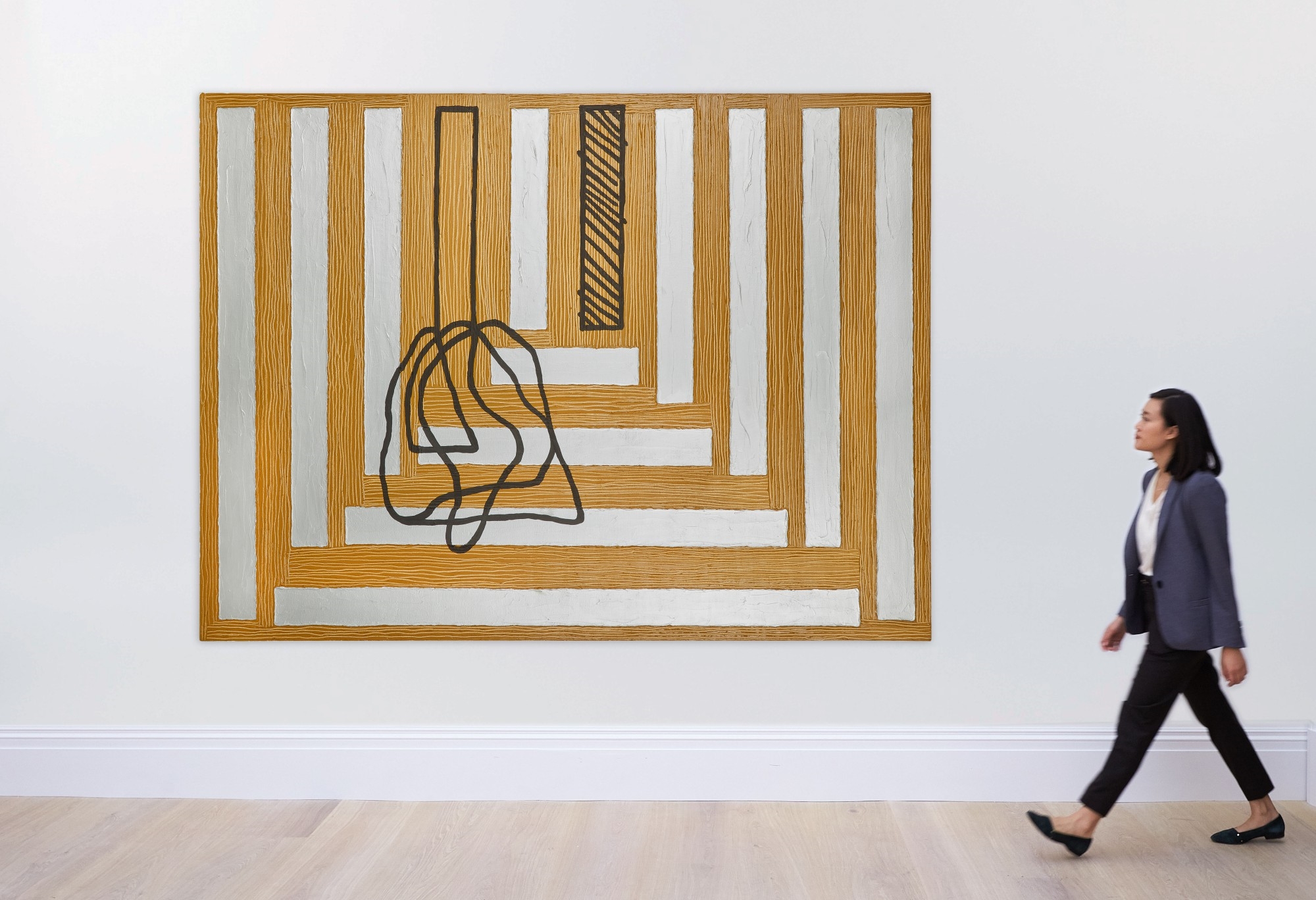 Artwork by Jonathan Lasker, Non Sequitur Psyche, Made of oil on canvas