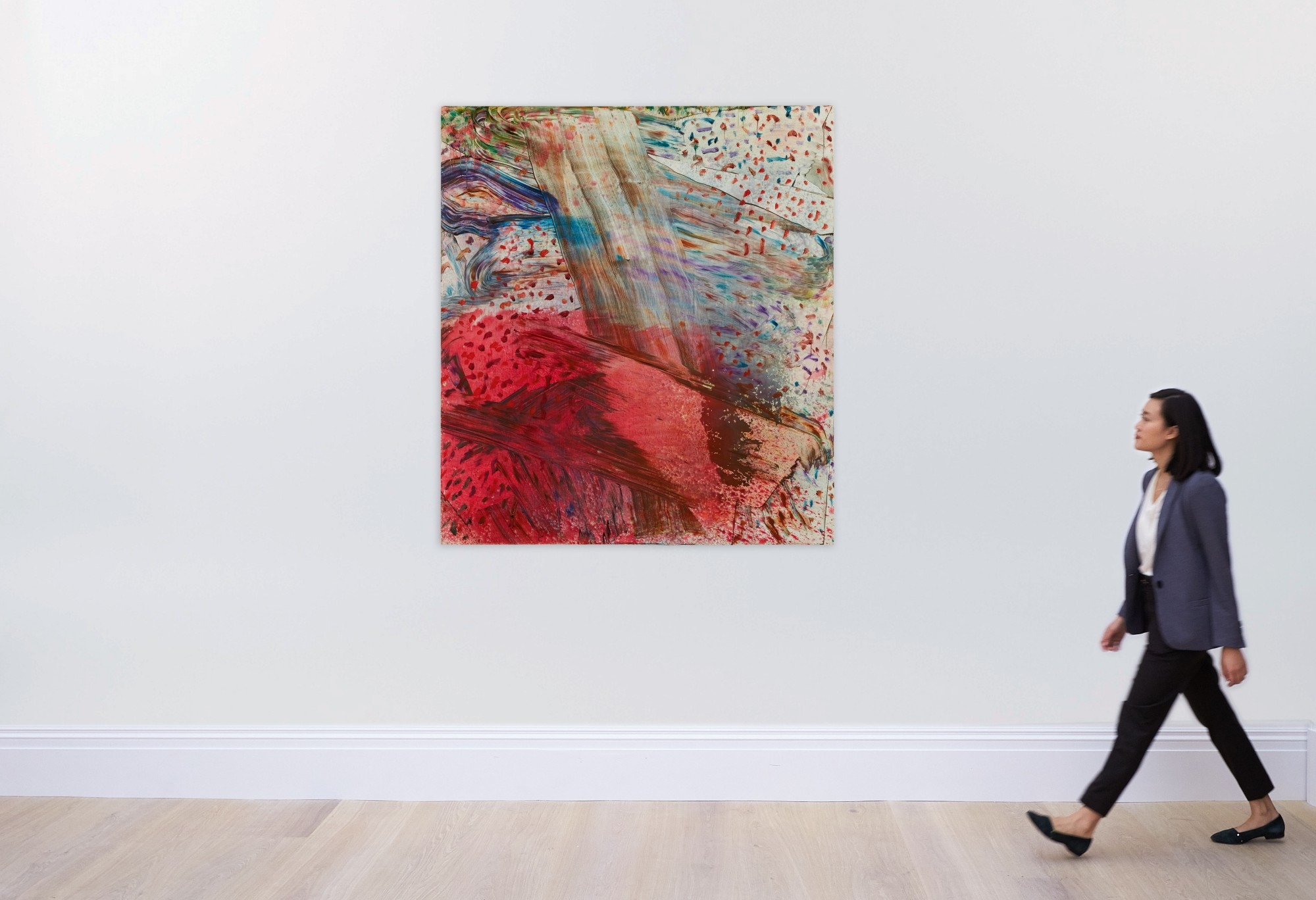 Artwork by Matthew Dale Fischer, Thelma's Fall, Made of oil and acrylic on canvas