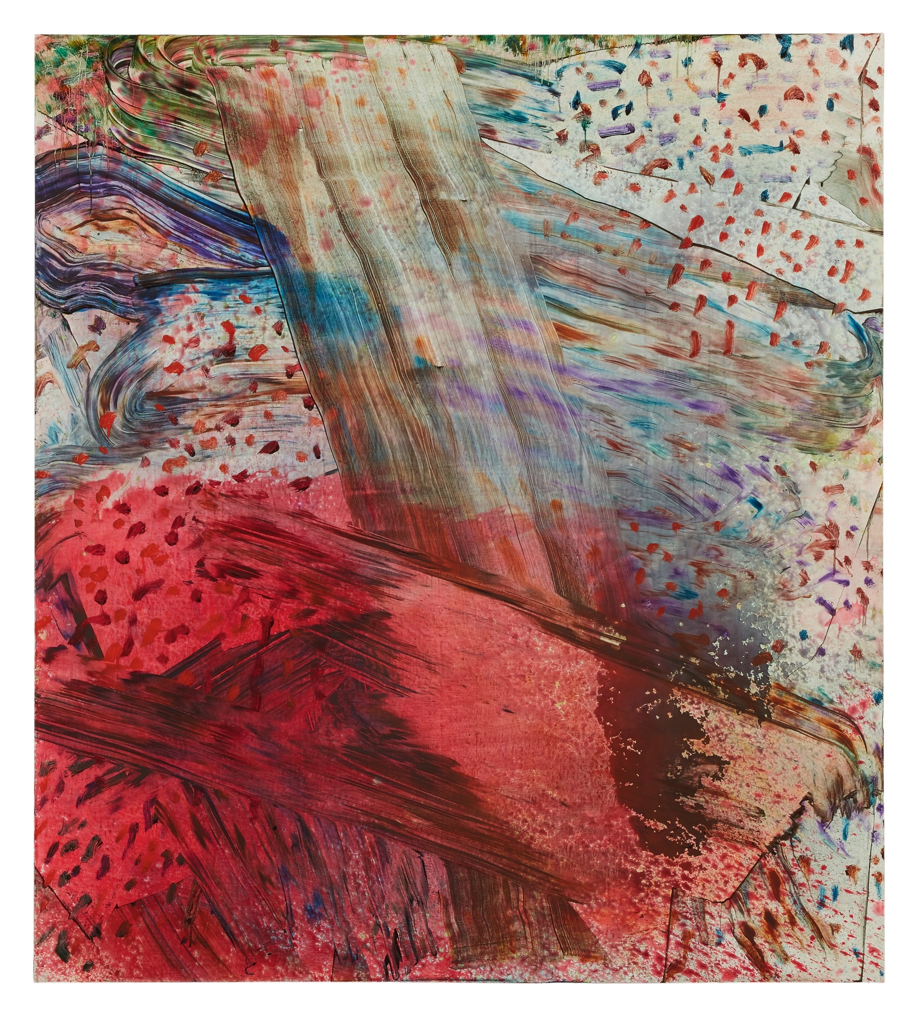 Artwork by Matthew Dale Fischer, Thelma's Fall, Made of oil and acrylic on canvas