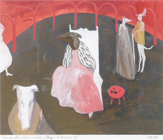 Animal circle: Sleep of the blind king by Dmitri Merkoulov, 1994