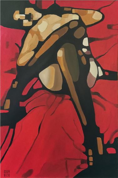 Kobieta w czerwieni by Adam Kozik, 2013