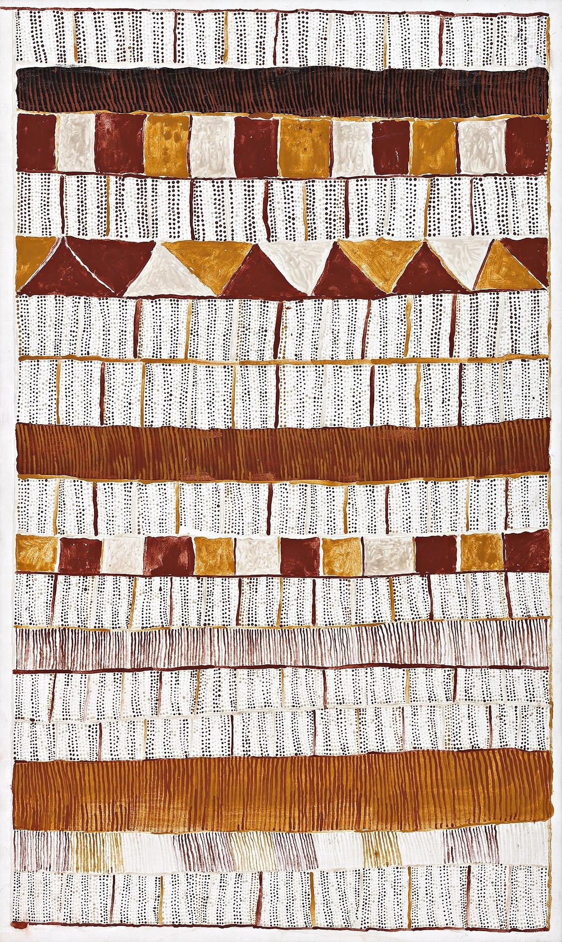 Artwork by Kitty Kantilla, Untitled, Made of natural earth pigments and synthetic binder on canvas