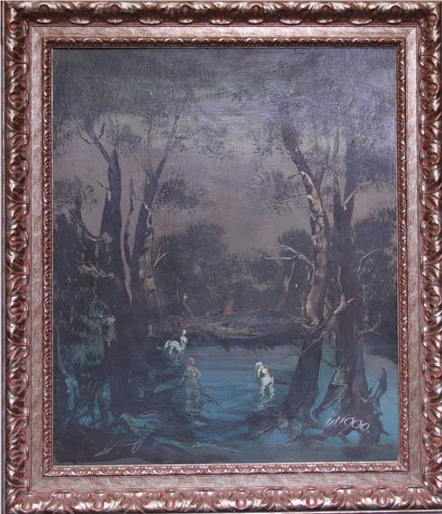 Night silence by Imants Melderis, 1990