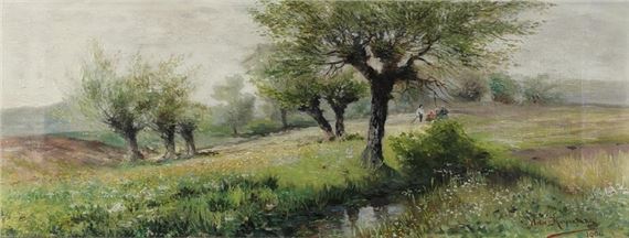 Pejzaż z wierzbami - Ada Kopetzky