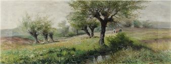 Pejzaż z wierzbami - Ada Kopetzky