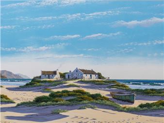 Cape Coastal Scene with Cottage - Paul Munro