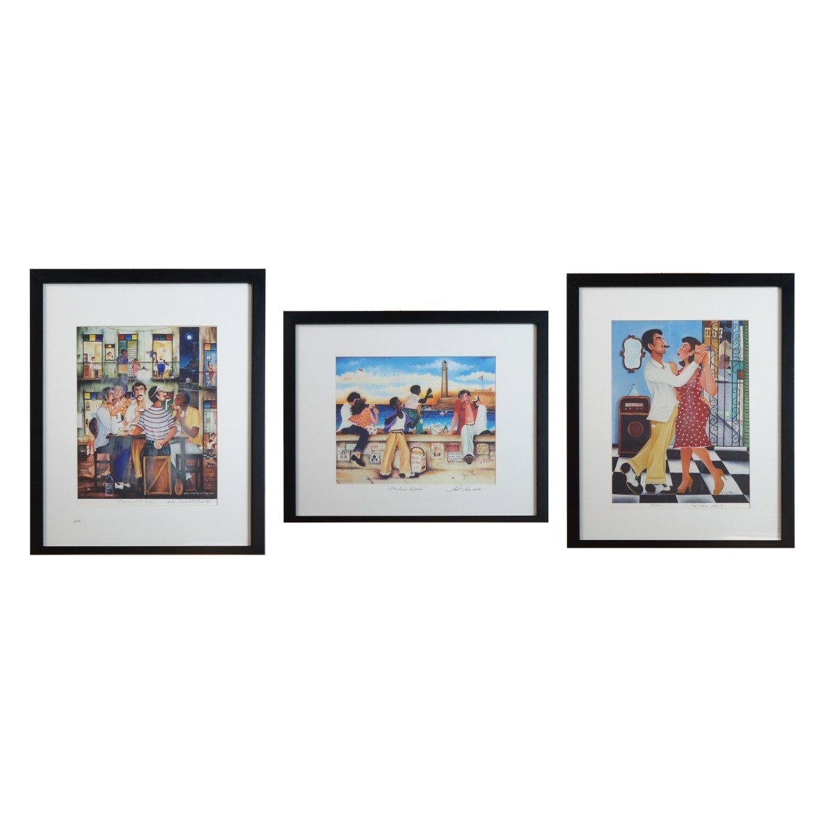 Jose Chiu Three (3) Offset Lithographs MutualArt