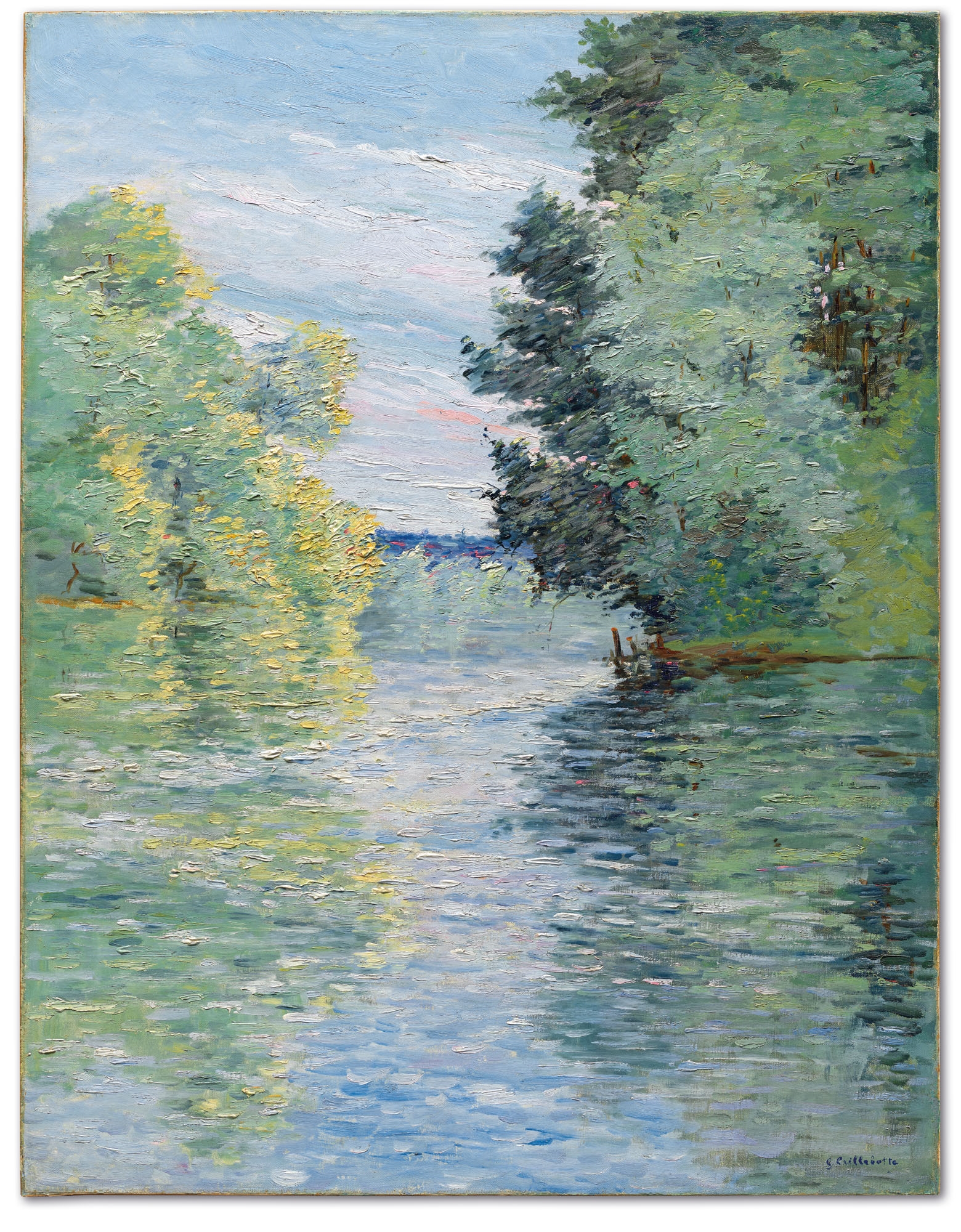 Caillebotte Gustave | Le Petit bras de la Seine à Argenteuil (Circa ...