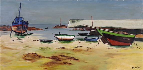 La Digue de Saint-Pierre by Robert Humblot