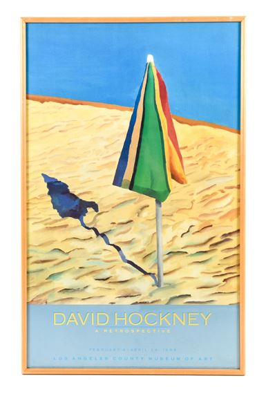 LACMA EXHIBITION POSTER by David Hockney