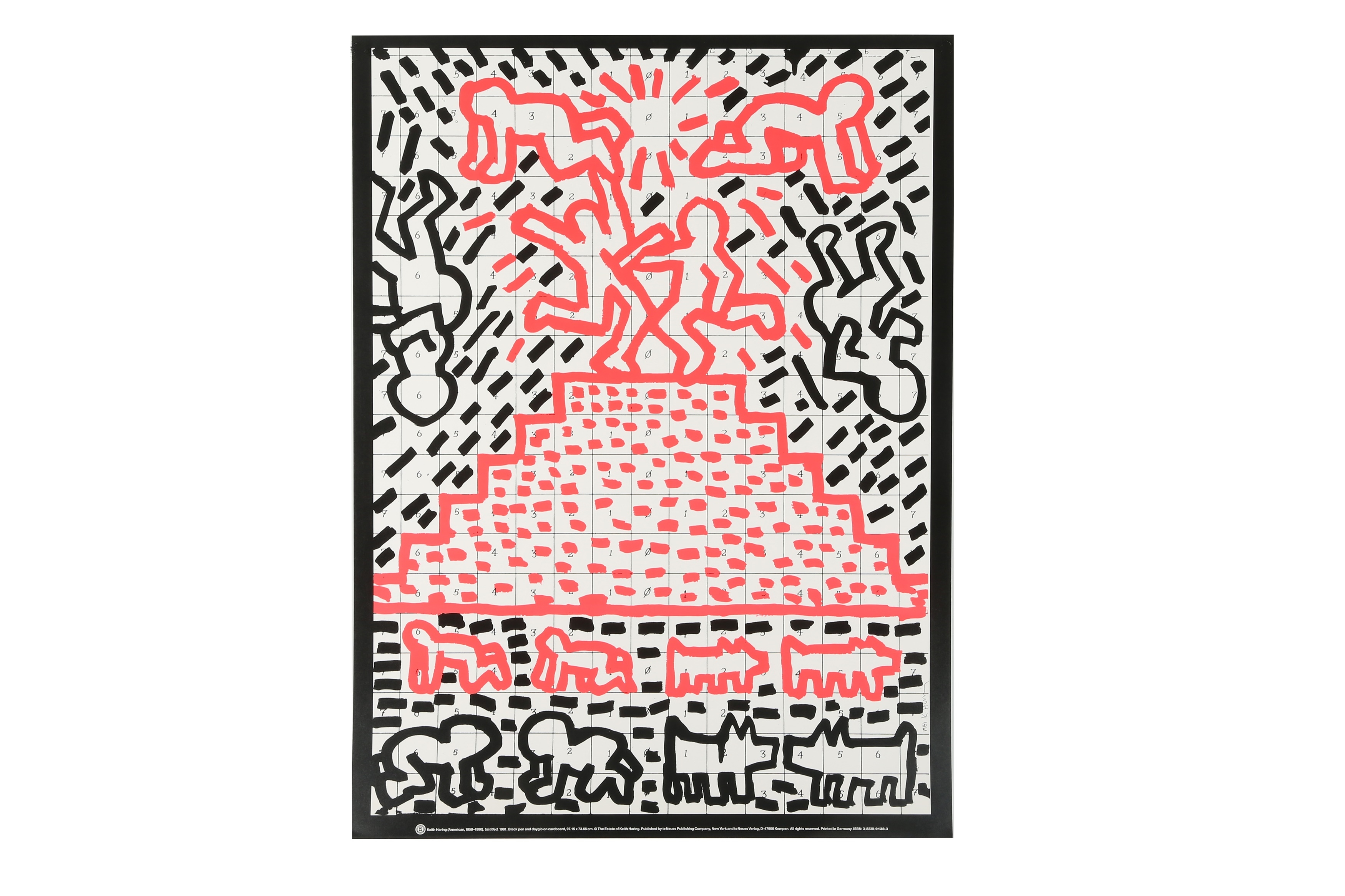 Keith Haring | Pyramid (1981) | MutualArt