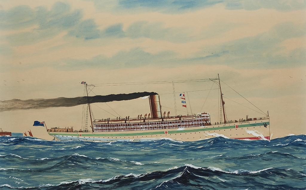 Artwork by Frederick Dawson, Kanowna, Made of watercolour on paper