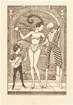 Exlibris Zygmunta Klemensiewicza - Alfred Birkenmayer